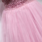 Glittering Sequins Pink Homecoming Dress Tulle Birthday Dress C8347