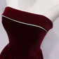 Robe de bal de princesse bustier à volants en satin long, robe de soirée C8117