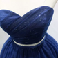 Mini robe de soirée en satin, sans bretelles, sans manches, ligne a, simple, C899