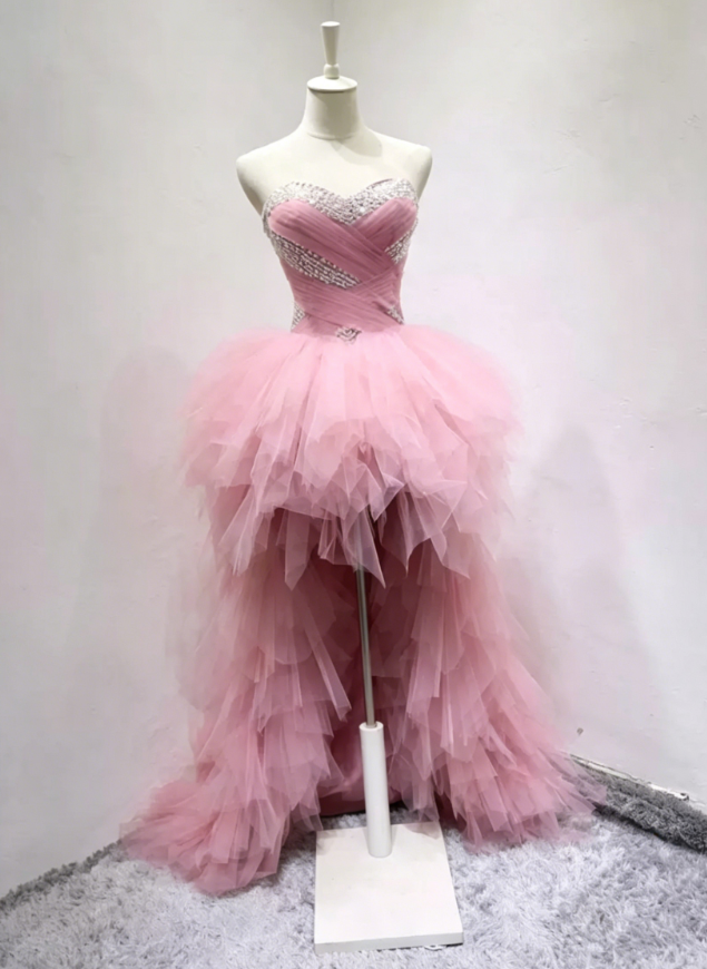 Mini robe de soirée en satin, sans bretelles, sans manches, ligne a, simple, C899
