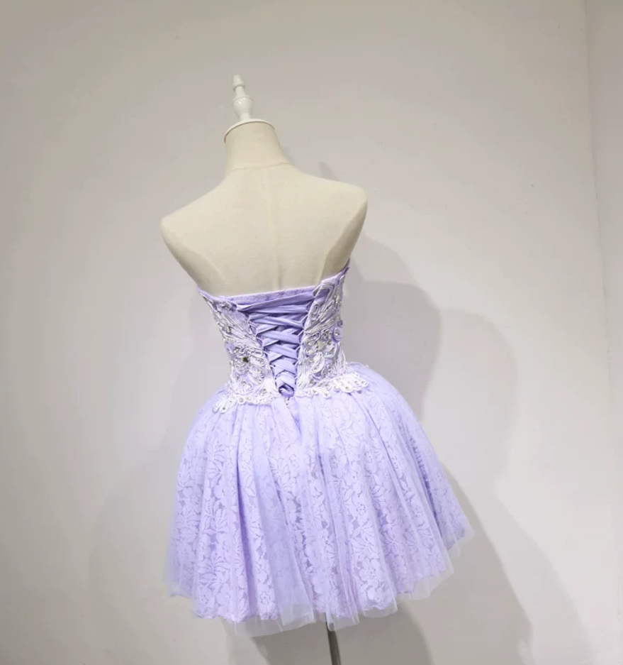 Mini robe de soirée en satin, sans bretelles, sans manches, ligne a, simple, C899