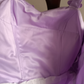Mini robe de soirée en satin, sans bretelles, sans manches, ligne a, simple, C899