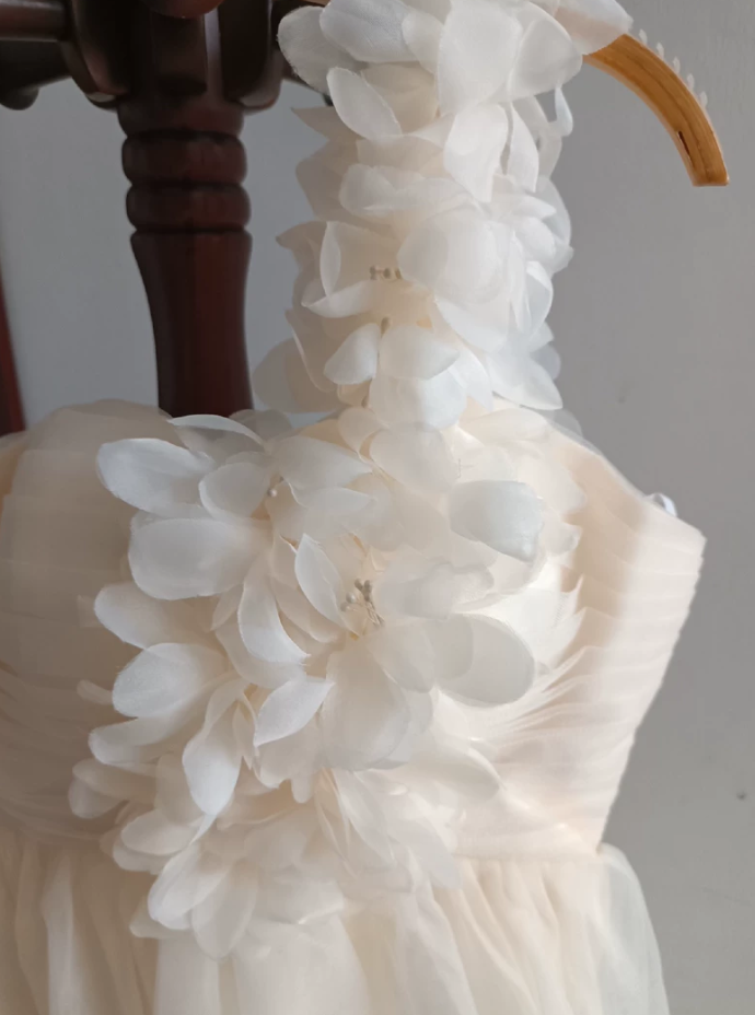 Mini robe de soirée en satin, sans bretelles, sans manches, ligne a, simple, C899
