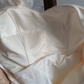Mini robe de soirée en satin, sans bretelles, sans manches, ligne a, simple, C899