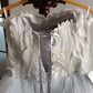 Romantic Strapless White Homecoming Dress Feather A-Line Tulle Birthday Dress C8368