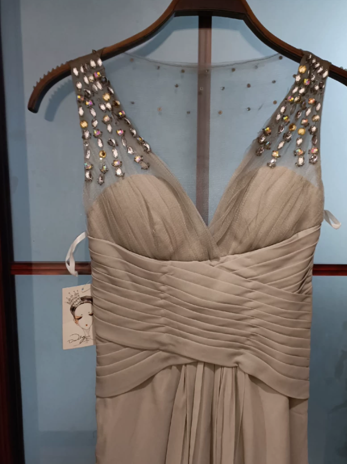 Robe de bal de princesse bustier à volants en satin long, robe de soirée C8117