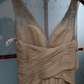 Robe de bal de princesse bustier à volants en satin long, robe de soirée C8117