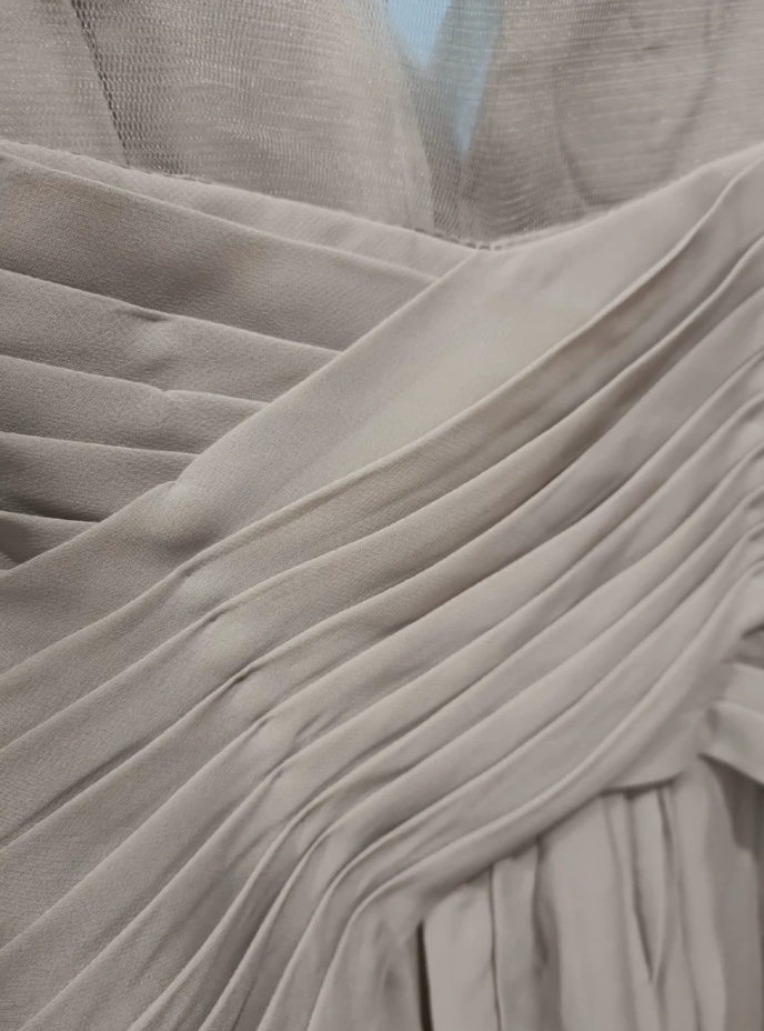 Robe de bal de princesse bustier à volants en satin long, robe de soirée C8117
