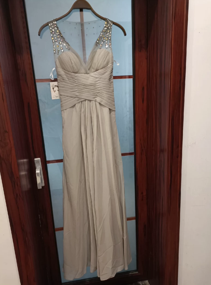 Robe de bal de princesse bustier à volants en satin long, robe de soirée C8117