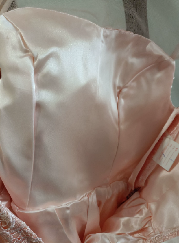 Mini robe de soirée en satin, sans bretelles, sans manches, ligne a, simple, C899
