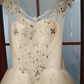Charming Jewel Neck White Bridal Dress Sequins Beaded Tulle Wedding Dresses C8380