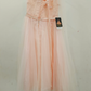 Robe de bal de princesse bustier à volants en satin long, robe de soirée C8117