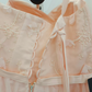 Robe de bal de princesse bustier à volants en satin long, robe de soirée C8117