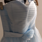 Mini robe de soirée en satin, sans bretelles, sans manches, ligne a, simple, C899