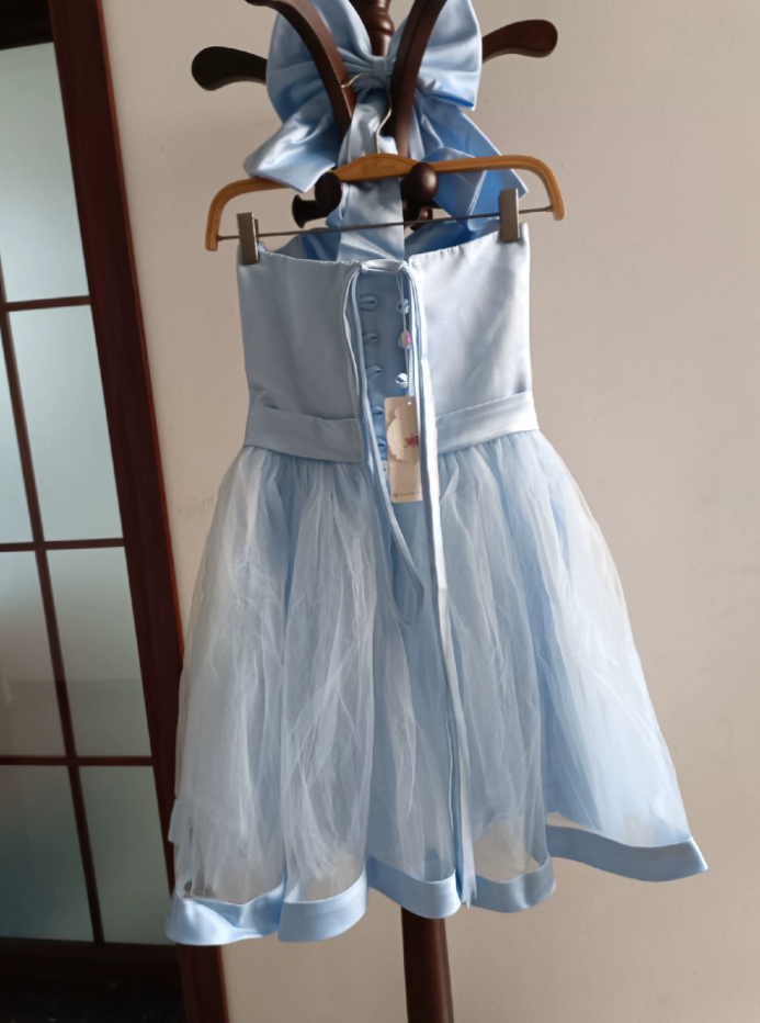 Mini robe de soirée en satin, sans bretelles, sans manches, ligne a, simple, C899