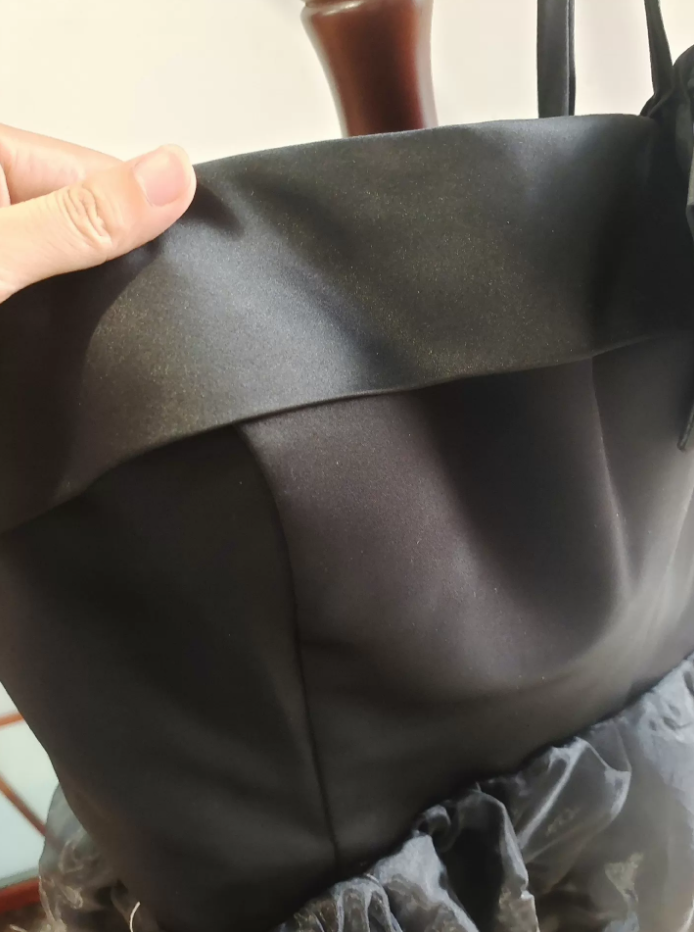 Mini robe de soirée en satin, sans bretelles, sans manches, ligne a, simple, C899