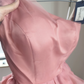 Fashion One Shoulder Pink Homecoming Dress Tulle A-Line Ruffles Birthday Dress C8384