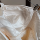 Elegant Strapless Ivory Homecoming Dress Satin A-Line Tulle Birthday Dress C8385