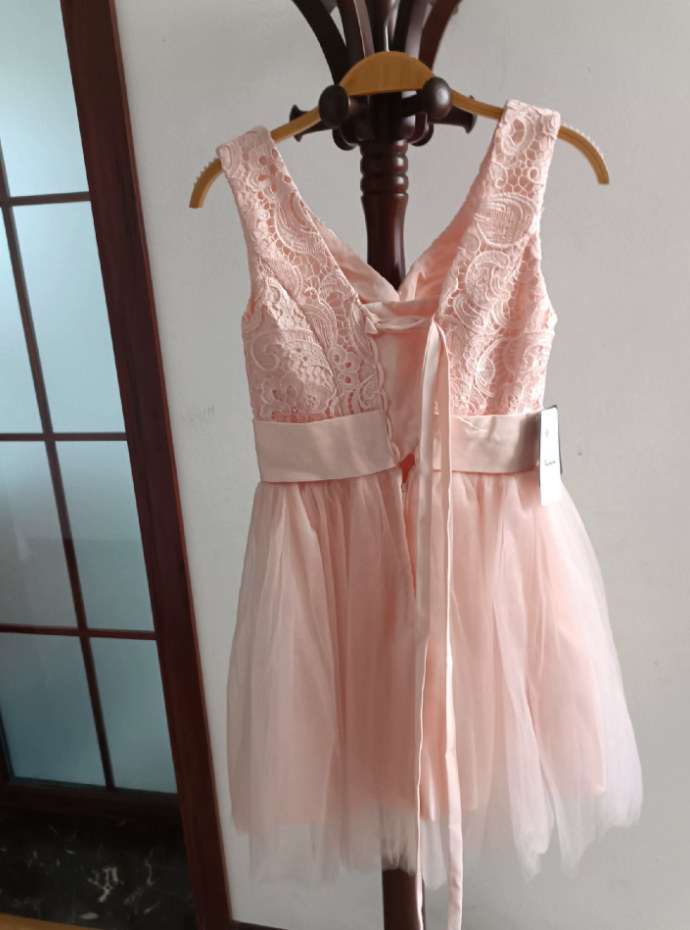Mini robe de soirée en satin, sans bretelles, sans manches, ligne a, simple, C899