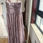 Mordern Halter Neck Purple Prom Dress Beading A-Line Formal Dress C8389