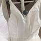 Mini robe de soirée en satin, sans bretelles, sans manches, ligne a, simple, C899