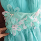 Robe de bal de princesse bustier à volants en satin long, robe de soirée C8117