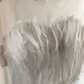 Mini robe de soirée en satin, sans bretelles, sans manches, ligne a, simple, C899
