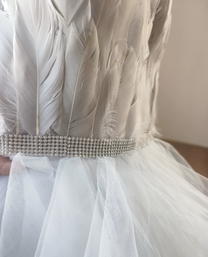 Mini robe de soirée en satin, sans bretelles, sans manches, ligne a, simple, C899