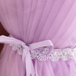 Mini robe de soirée en satin, sans bretelles, sans manches, ligne a, simple, C899