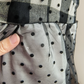 Cute Spaghetti Straps Black Homecoming Dress Plaid Tulle Birthday Dress C8404