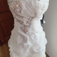 Graceful Strapless Wedding Dresses Beaded Tulle Bridal Dress C8405