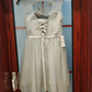 Trendy Jewel Neck Grey Homecoming Dress Appliques Tulle Birthday Dress C8408