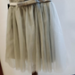 Trendy Jewel Neck Grey Homecoming Dress Appliques Tulle Birthday Dress C8408