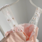 Lovely A-Line Pink Homecoming Dress Tulle Beaded Straps Birthday Dress C8410