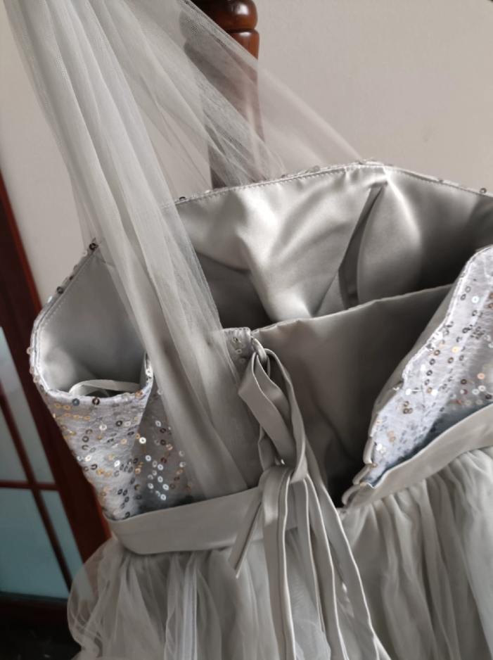 Mini robe de soirée en satin, sans bretelles, sans manches, ligne a, simple, C899