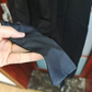 Modern Slit Black Prom Dress Bows Sheath Formal Dress C8412