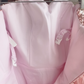 Glittering Strapless Pink Prom Dress Sequins A-Line Slit Formal Dress C8413