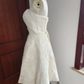 Charming Strapless White Homecoming Dress Lace A-Line Birthday Dress C8414