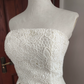 Charming Strapless White Homecoming Dress Lace A-Line Birthday Dress C8414