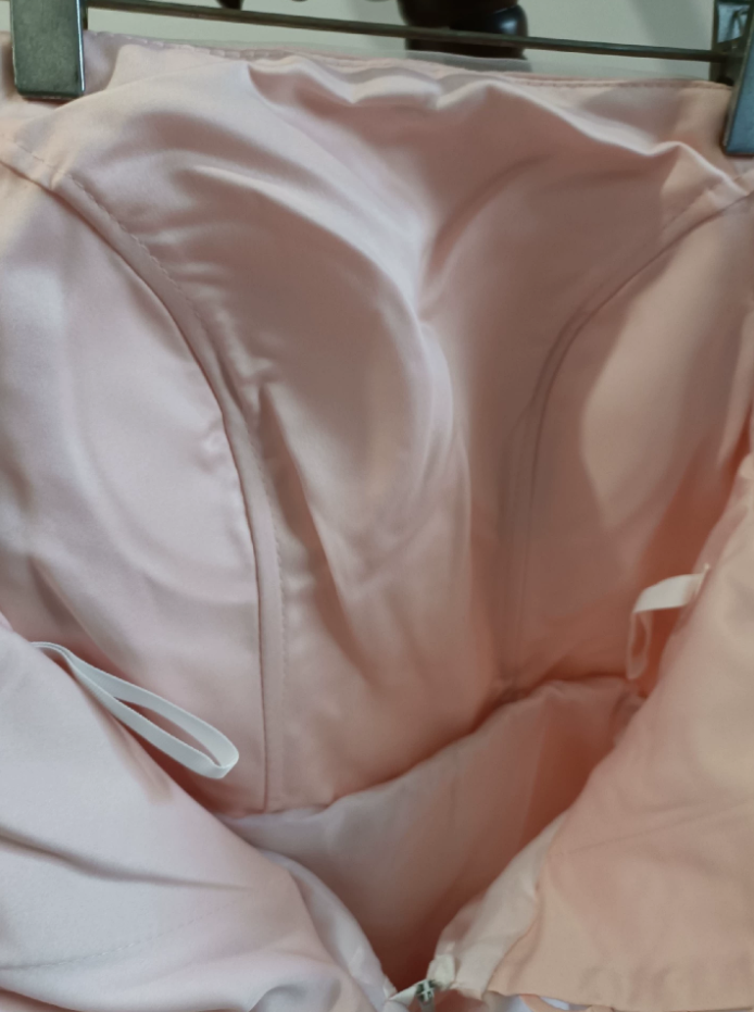 Mini robe de soirée en satin, sans bretelles, sans manches, ligne a, simple, C899