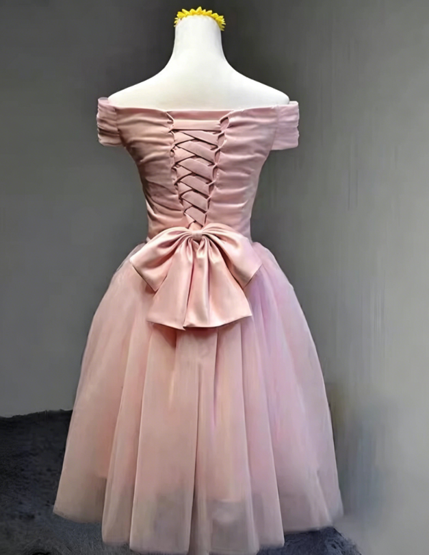 Mini robe de soirée en satin, sans bretelles, sans manches, ligne a, simple, C899