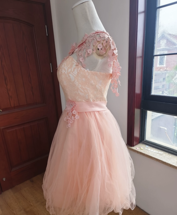 Mini robe de soirée en satin, sans bretelles, sans manches, ligne a, simple, C899
