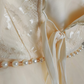 Vintage One Shoulder Ivory Homecoming Dress Lace Beads A-Line Birthday Dress C8419