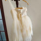 Vintage One Shoulder Ivory Homecoming Dress Lace Beads A-Line Birthday Dress C8419