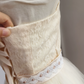 Charming Halter Neck Ivory Homecoming Dress Lace Sequins A-Line Birthday Dress C8420