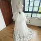 Glam Strapless White Homecoming Dress With Train Sequins A-Line Birthday Dress C8421