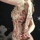 Glamorous Sweetheart Neck Floral Prom Dress Lace Mermaid Formal Dress C8422