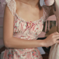 Robe de bal de princesse bustier à volants en satin long, robe de soirée C8117