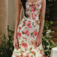 Sleek Spaghetti Straps Floral Homecoming Dress Lace Sheath Birthday Dress C8425