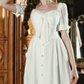 Robe de bal de princesse bustier à volants en satin long, robe de soirée C8117